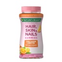 Naturens Bounty Optimale løsninger Hår, hud og negler med biotin og kollagen, Citrus-Flavored Gummies vitamin Supplement, 2500 mcg, 80 Ct, 40 Totale serveringer
