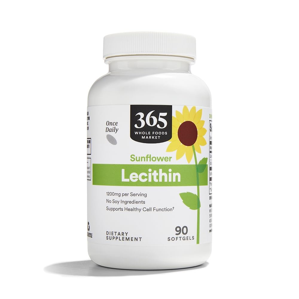 365 av hele matmarked, Sunflower Lecithin, 90 ct