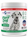 Vital Planet - Flora Dog Probiotic pulver Supplement med 20 milliarder kulturer og 10 Strains, høy potens immune og digestiv støtte Probiotika for hunder, 7,84 oz., 222 gram, 60 serveringer