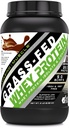 Amazing Muscle Grass-Fed Whey Protein Supplement | 25 G per servering | Informasjonskapsler og krem Flavor | 2 Lb (0,90 Kg) | Ikke-GMO | Glutenfri | laget i USA