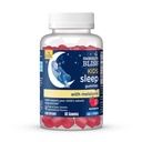 Mammas Bliss Kids Sov Melatonin Gummies, Ingen kunstige farger, Flavors eller Gelatin, Jordbær Flavor Barn Melatonin Gummies, Alder 3+, 60 Count
