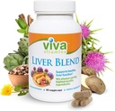 Viva Vitaminer Lever Blande Detox Cleanse - Liver Cleanse Detox & Repair w/Milk Thistle & Artichoke Extract, Liver Supplement for optimal lever støtte, Vegan, Glutenfri, Ikke-GMO, 90 Veggie Caps