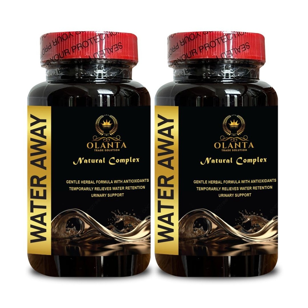 vann piller vannretensjon - WATER RETENTION PILLS - flytende piller for vannretensjon, vanntap piller, raskvirkende vann bort piller for kvinner og menn - 2 flasker