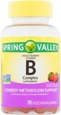 Spring Valley B-Complex Voksen Gummy 70 greve - Natural Wild Strawberry Flavor (Packing May Vary)