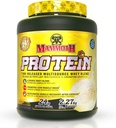 MAMOTH PROTEIN POWDER, HØY PROTEIN SHAKE, SUPERIOR TIME-RELEASE FORMULA, WHEY PROTEIN-KONCENTRATE & ISOLATE, HYDROLYZED WHEY & MILK PROTEIN ISOLATE, INNEHEL, 6 BIOAVAILABLE DADEIN PROTEIN SERVICE, LOW SUGAR, Vanila, 5 LB