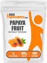 BulkSupplements.com Papaya Frukt Ekstrakt pulver - Papaya Ekstrakt, for Digestive Support - Glutenfri, 1g per Serving, 100g (3,5 oz) (Pack of 1)