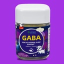 1 flaske GABA Gummies søvn rolige gummier ingen melatonin for voksne med L teanin, 5-HTP, vitaminer D3, Stress Relief, fredelig hvile, avslappende støtte supplement, blåbær, 60 gummier, 30-dagers servering