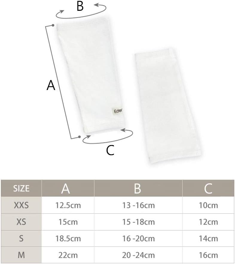 Zink-infisert Elbow ermer Bandage for barn med eksem - våt Wrap Therapy(Xsmall)