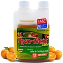 1500 mg flytende glukosamin & Chondroitin - høy konsentrasjon raskabsorberende formel oransje flavor hjelper støtte felles og Cartilage helse - med hvit Willow Bark, Manganese & Boswellin (32 dagers forsyning)