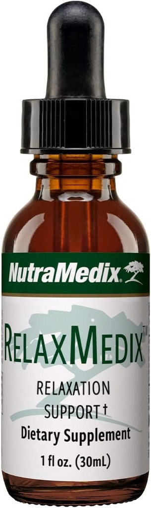 NutraMedix RelaxMedix Drops - Rest og Relaxation Support Supplement med Samento Cat's Claw og Valerian Root Extract - Tinktur for å slappe av og immunsystem støtte (1oz / 30ml)