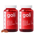 Goli Ernæringstilskudd, Apple Cider Vinegar Gummy Vitaminer ernæring, 2 pakke med 60 greve
