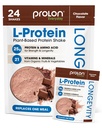 Prolon Longevity Plant Basert Protein Powder | Muskelsyntese & Reparasjon, Sunn aldring, Økt ytelse | Vitaminer, Glutenfri, Aminosyrer, Antioksidanter | 25g protein | Sjokolade, 24 pakker