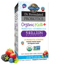 Livshage Kids Probiotika, Dr. Formulert Probiotika Organiske Kids+ Vitamin C & D, Berry Cherry, Gluten Dairy & Soya Gratis Immun & Digestiv Helse Supplement, 30 Chewables