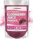 XPRS Nutra Elderberry Juice pulver - Elderberry pulver økologisk fruktjuice blanding - pulverisert eldrebær Supplement rik på vitaminer A og C (4 oz)