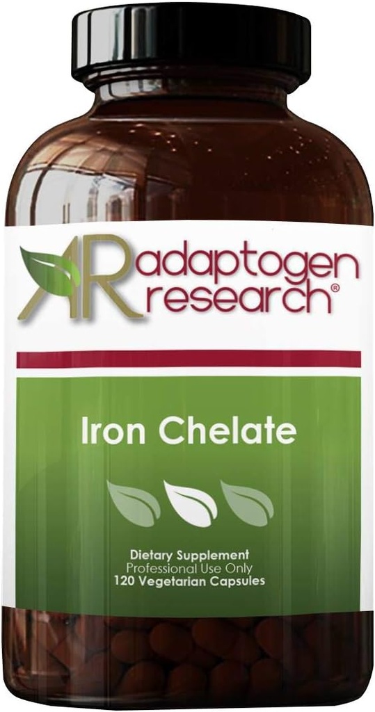 Jern Chelate | 27 mg jern | Meget høy absorpsjon | 120 kapsler