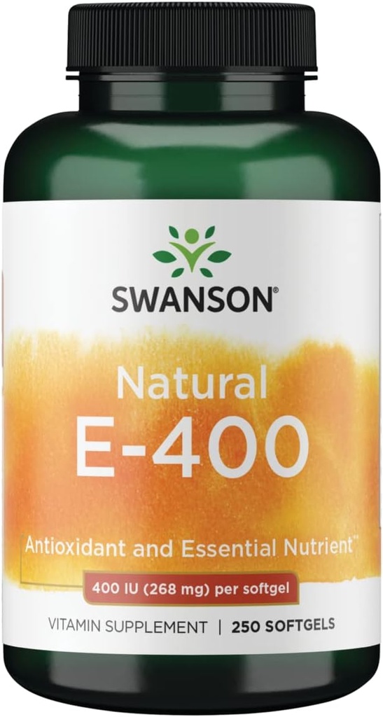 Swanson naturlig vitamin E 400 Iu (268 Milligram) 250 Sgels
