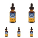 Herb Pharm Certified Organic Lemon Balm flytende ekstrakt for beroligende nervesystem støtte, Organic Cane alkohol, 1 Ounce (pakke på 5)