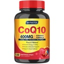 CoQ10 400mg SoftGels COQ10 - CQ10 Coenzym Q10 Supplement, Plus PQQ, Omega 3, og vitamin E, for hjerte og cellulære energi, 120 Serveringer