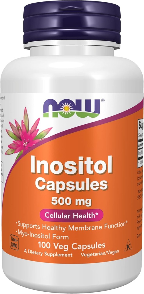 Nå Matvarer, Inositol 500mg, 100 kapsler