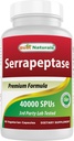 Beste Naturals Serrapeptase 40000 SPUs 90 Vcaps (90 Count (Pack of 1))