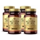 Solgar Yeast-Free Selenium 100 mg - 100 tabletter, Pack of 4 - Støtter Antioksidant og immunsystem helse - Ikke-GMO, Glutenfri, Dairy Free, Kosher - 400 Total Services