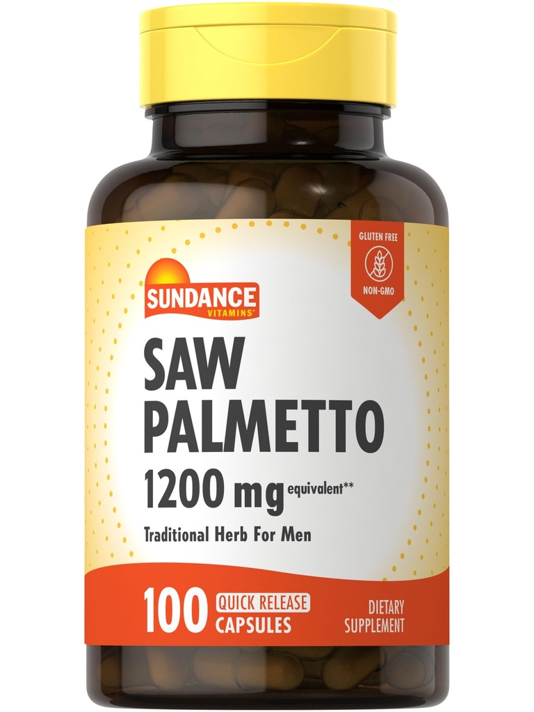 Sundance så Palmetto for menn 100 Quick Release Kapsler ikke-GMO & Glutenfri Supplement
