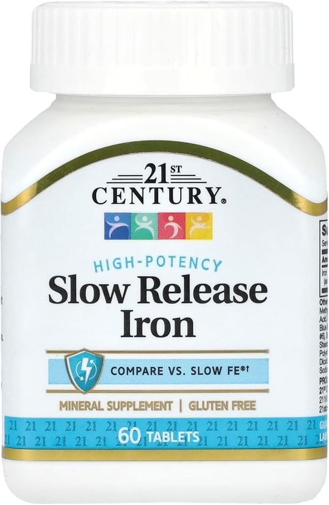 21st Century Slow Release Iron Tabletter 60 ea