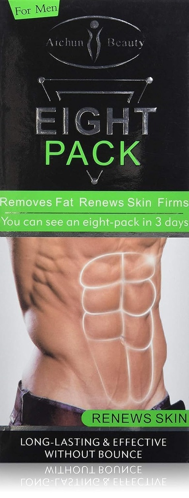 AICHUN BEAUTY åtte pakker for menn sterk waist Manly Torso Smooth Lines Press Fitness Belly brennende muskelfett Fjern Renews Hud vekttap Slimming Cream 170g
