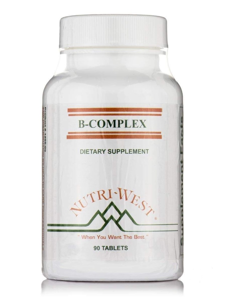 B-Complex - 90 tabletter av Nutri West
