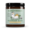 Dr. Mercola Bark & Whiskers Organic Fermented Mushroom Blend - Cat & Dog Supplement - støtter Digestive & Immune Health - Gratis fra tilsetningsmidler, Filler & Gluten - 2.11 oz. (60 Scoops)