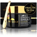GOLD Shilajit Resin ® Shilajit ren Himalayan Organic Shilajit for menn og for kvinner Lab Test i USA Grade A+ Alt naturlig kosttilskudd med Fulvic Acid + Trace Minerals ® 50 gram 100 serveringer