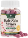 Håret, huden og neglene vitaminer for kvinner - Biotin 5000mcg å støtte hårvekst med Argan olje, kollagen og hyaluronsyre, vakker, sterkere hud, hår og negler vitamin Supplement - 60 Softgels