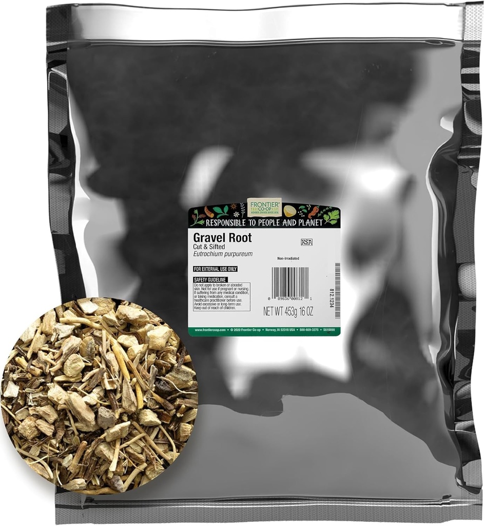 Frontier co-op klippe og siftet Wildcrafted Gravel Root 1lb