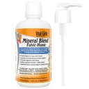 Vital jord Mineraler Fulvic Humic Mineral Blande væske med pumpe - Fulvic Acid Supplement med 70+ Spor Mineraler, Electrolytes for utvinning, balanse og energi, 32 Oz