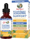 MaryRuth Organics Seasonal Support Liquid Ekstrahere Herbal blanding Ginger Root | Bromelain | Organic Nettle Leaf | 4 Herbal Bland | Tradisjonelle Urter | Ikke-GMO | Vegansk | Glutenfri | 1 Fl Oz