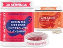 Pre Workout piller og kreatin HCL piller Bundle - endeløs energi, muskelvekst, utholdenhet, pumpe, ingen krus, ingen Jitters, No Bloat ® 30 pre trening servering, 75 Creatine HCL serveringer for kvinner og menn