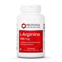 PROTOCOL FOR LIVBALANCE L-Arginine 1000mg - Aminosyre - Urea Detox - Proteinbeskyttelse - 120 Veg Caps