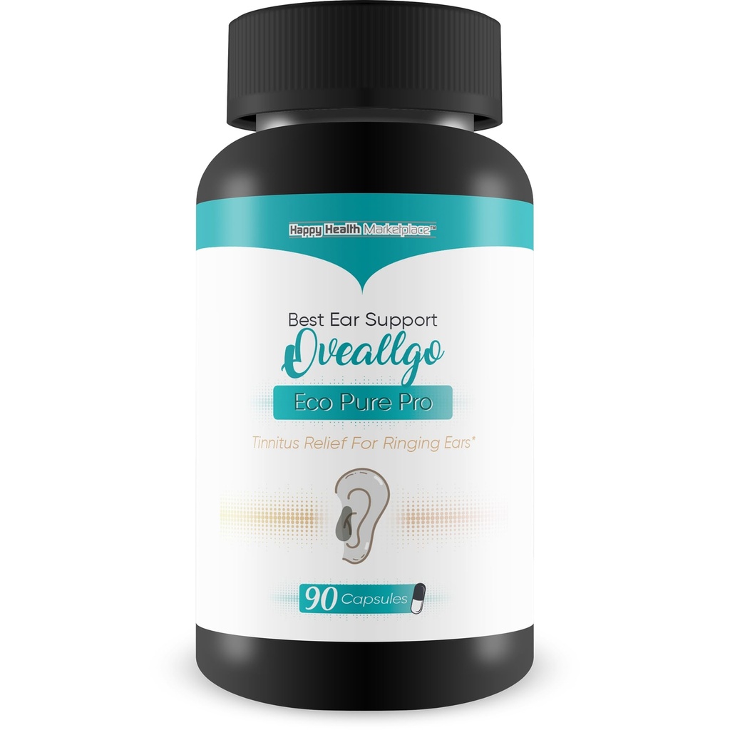 Tinnitus Supplement - Vår beste Tinnitus Relief ørering - ørehelse Tinnitus Supplement - Klare Tinnitus piller - Hjelp med å slutte å ringe i ørene Ringing i ørene Relief Oveallgo Eco Pure Pro