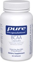 Rene innkapslinger BCAA Kapsler | Hypoallergenic Supplement for å støtte muskelfunksjon under trening* 60 Kapsler