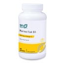 Klaire Labs SFI Health Marine Fish Oil - Ultra Pure 300 Milligrams EPA & 200 Milligrams DHA Omega 3 Unflavored Fish Oil uten fiskende smak, kolesterolfri og glutenfri (100 Softgels)