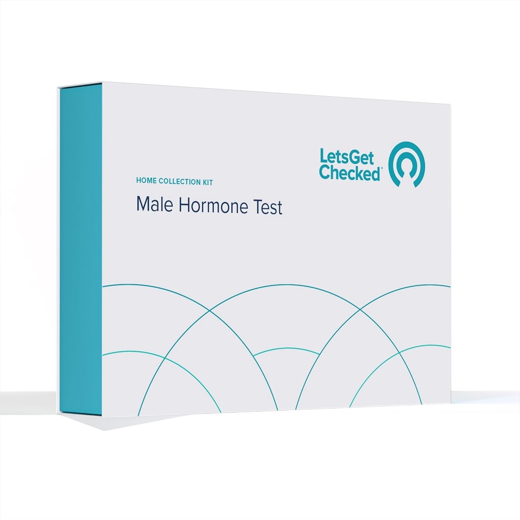 LetsGetChecked - at-Home Mannlige Hormon Test | Test for Testosteron, Sex Hormone Bindende Globulin (SHBG), Gratis Androgen | CLIA-Sertifiserte resultater i 2-5 dager | 100% Privat & diskret | Nøyaktig og rask