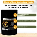 Phoenix Rejuvenation Formula - Lost Empire Urter Energi blanding av 4 Top Natural Health Urter Pine Pollen, Han Shou Wu, Ant, og Shilajit (100g pulver)