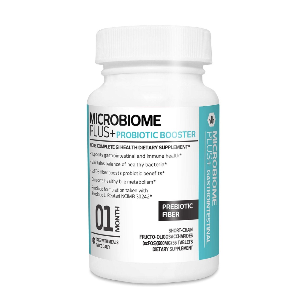 Microbiome Plus Prebiotika scFOS Prebiotic Fiber, Boosts Probiotic Benifits, GI Digestive Kosttilskudd, Allergi trygt og Glutenfri for menn og kvinner (1 måneds forsyning) (1)