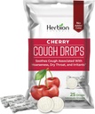 HERBION Naturals Cough faller med naturlig Cherry Flavor, kosttilskudd, Sootes Cough, for voksne og barn over 6 år, 25 dråper, ingen kunstig flavor, pakke med 1
