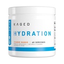 Kaged Hydration Elektrolytter pulver | Orange Mango | Hydra Charge Sports Drink Mix | Pre, Post, Intra Trening | Lavkarbohydrat, Vegansk, Glutenfri | Kosttilskudd for menn og kvinner | 60 Serveringer