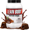 Labrada Lean Body Hi-Protein måltid utskiftningsshake, smeltet mørk sjokolade kake emballasje KAN VARE