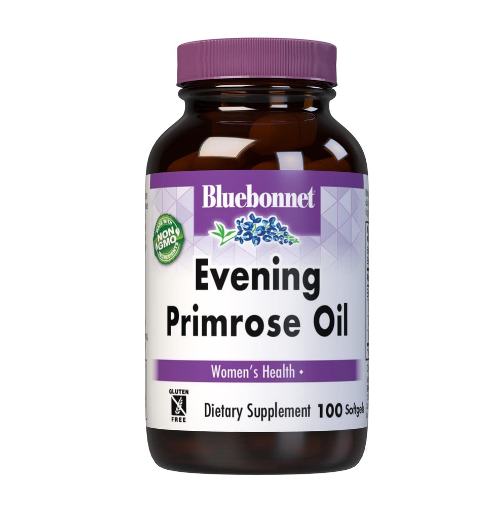 BlåBonnet Aften Primrose Olje Softgels, 500 mg, 100 greve (743715009189)