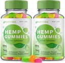Rize Labs (pakke med 2 Grønne Vibe Gummies - Alt-Naturlig Supplement for ro, søvnhjelp og total velvære, Grønn Vibe Holistisk Relaxation Gummy, GreenVibe anmeldelser Gomitas (120 Gummies)