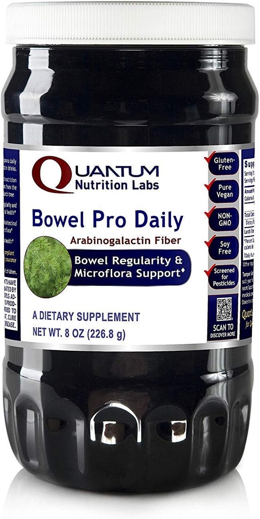 QNL Bowel Pro daglig - Prebiotiske Fiber pulver å støtte Digestive helse - Delicious daglig Gut helse pulver - Vegansk immun støtte Supplement - organisk prebiotisk - 8 oz