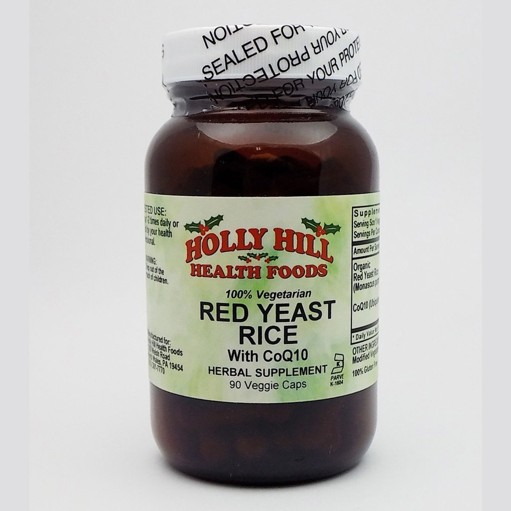 Holly Hill Helse Matvarer, Rød Yeast Rice, 90 Vegetariske kapsler